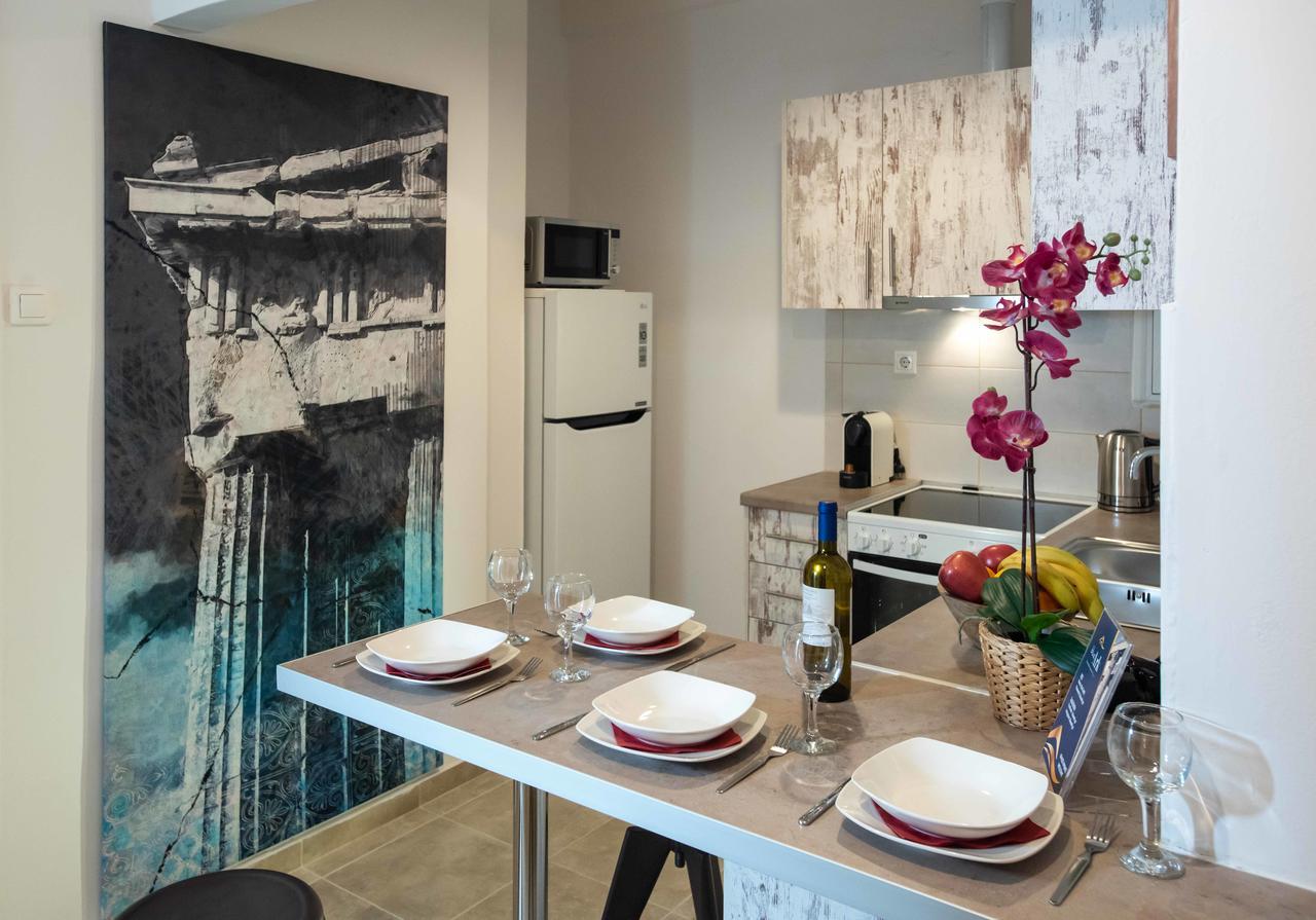 Blue Ark Stylish Athens Apartment ภายนอก รูปภาพ