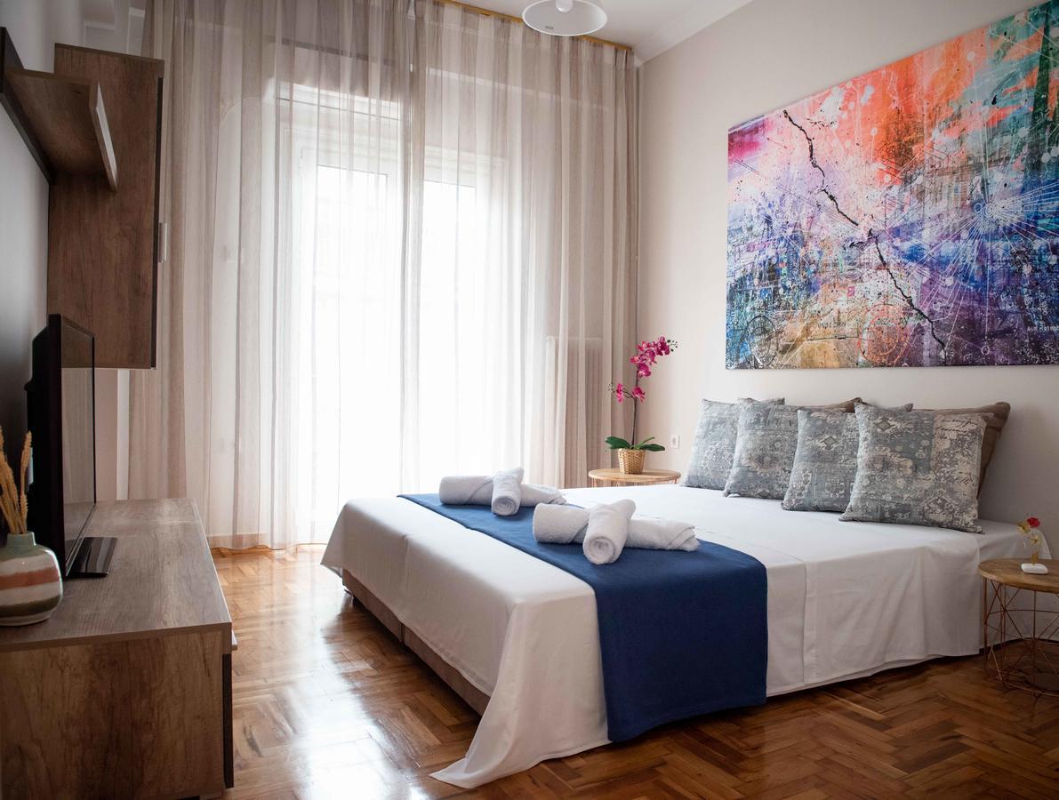 Blue Ark Stylish Athens Apartment ภายนอก รูปภาพ