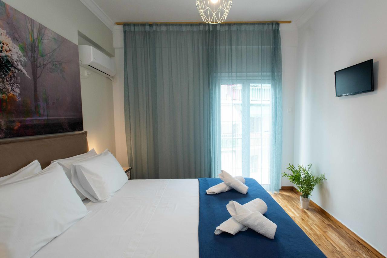 Blue Ark Stylish Athens Apartment ภายนอก รูปภาพ